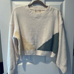 Altar’d state sweater, small, white with design